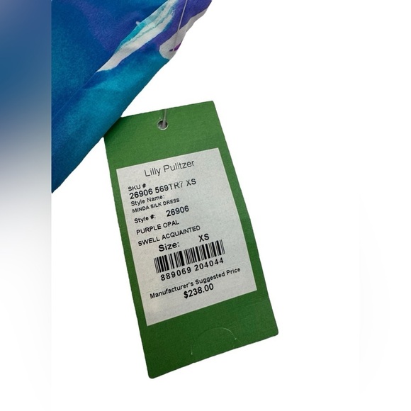 Lilly Pulitzer Minda Silk Dress in Swell Acquainted
XS NWT - Picture 8 of 15